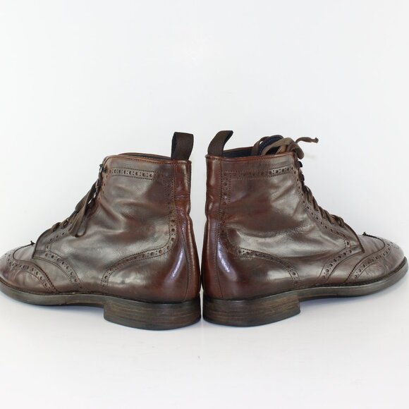 To Boot New York Adam Derrick Leather Oxford Ankle Boot Shoe Mens(US 10.5/EU 44) - Picture 6 of 11